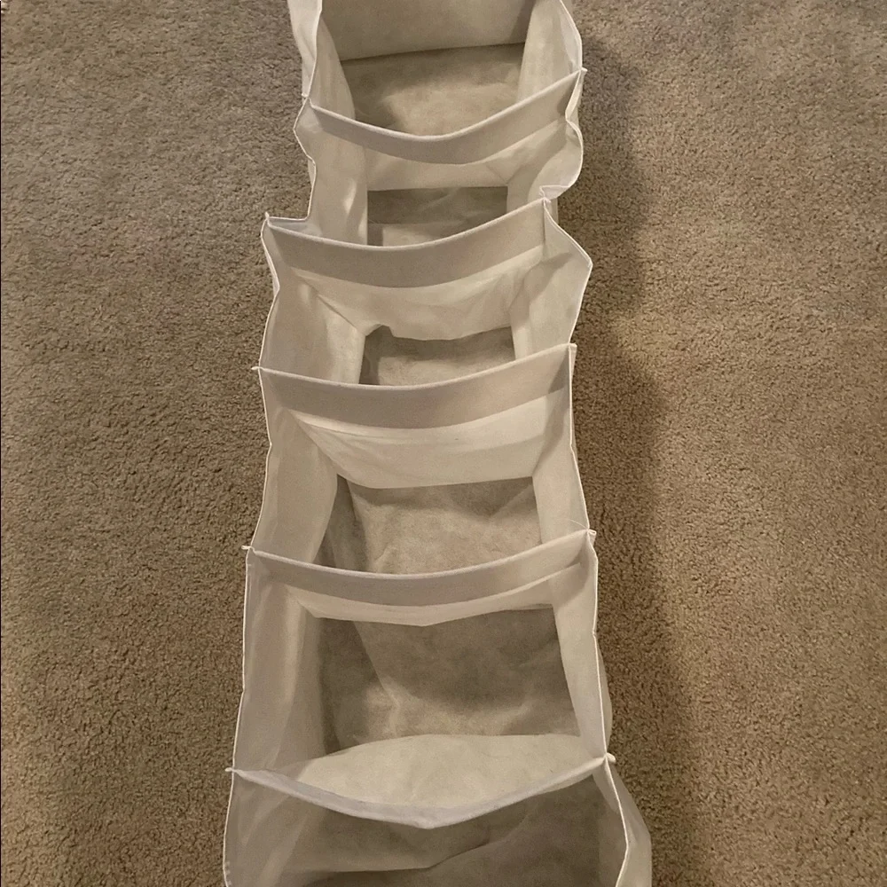 🌸 3/$20 Hanging Fabric Closet Organizer 6 Slots 42” Long